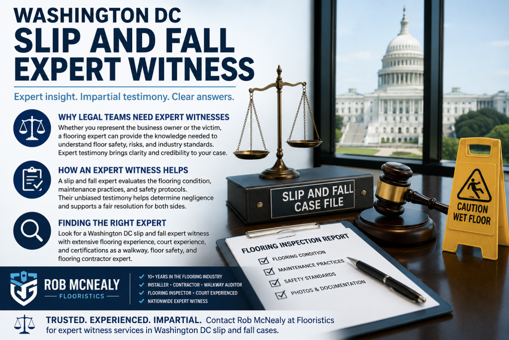 washington dc slip and fall expert witness