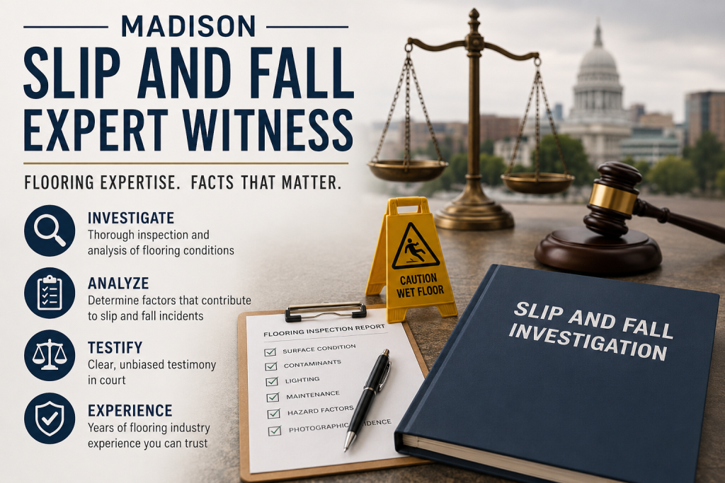 madison slip and fall expert witness