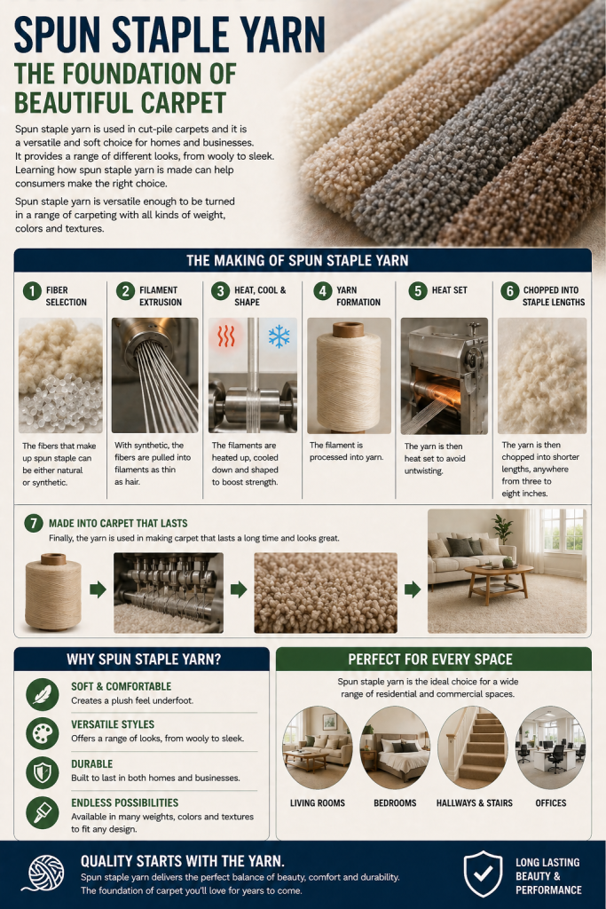 spun staple yarn