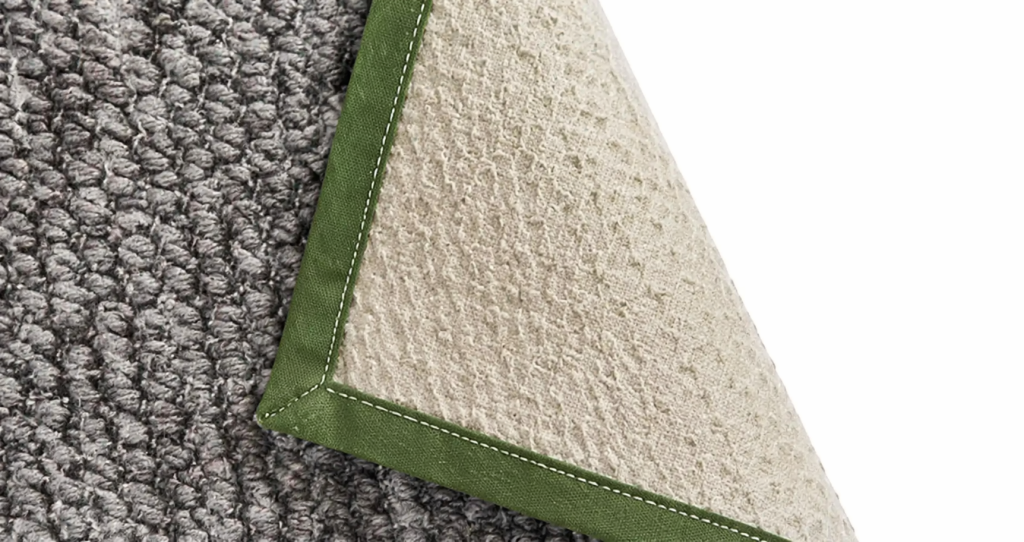 carpet backed with laytex